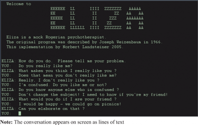 eliza chatbot code